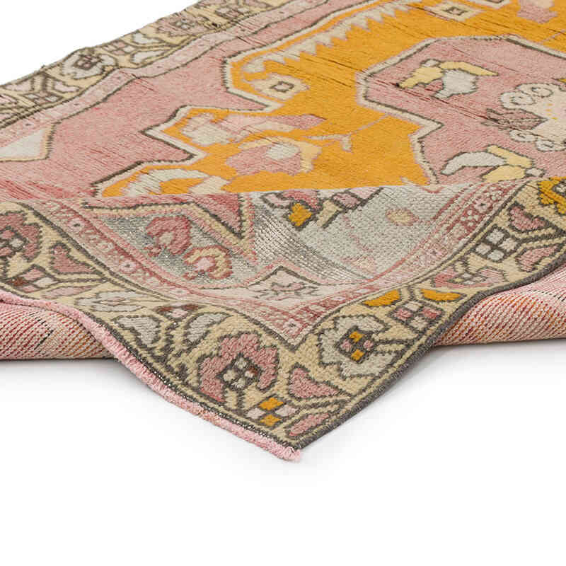 Vintage Turkish Hand-Knotted Rug - 4' 1" x 7' 10" (49" x 94") - K0075534
