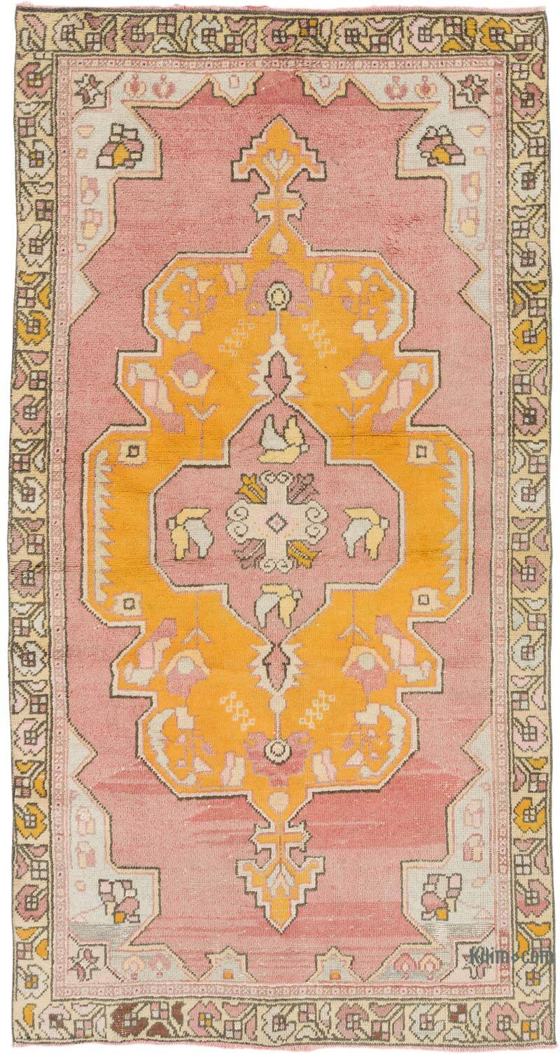 Vintage Turkish Hand-Knotted Rug - 4' 1" x 7' 10" (49" x 94") - K0075534