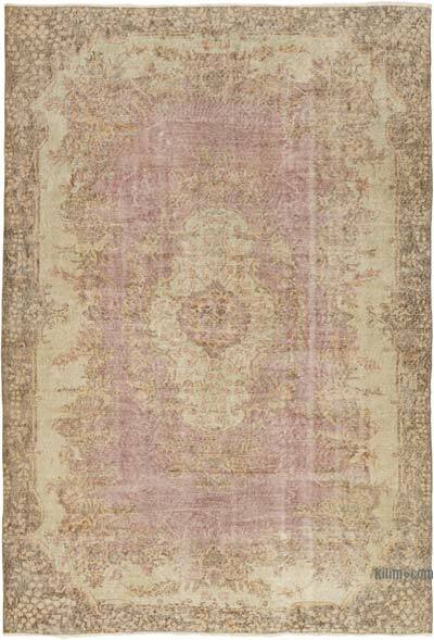 Vintage Turkish Hand-Knotted Rug - 6' 9" x 9' 10" (81" x 118")