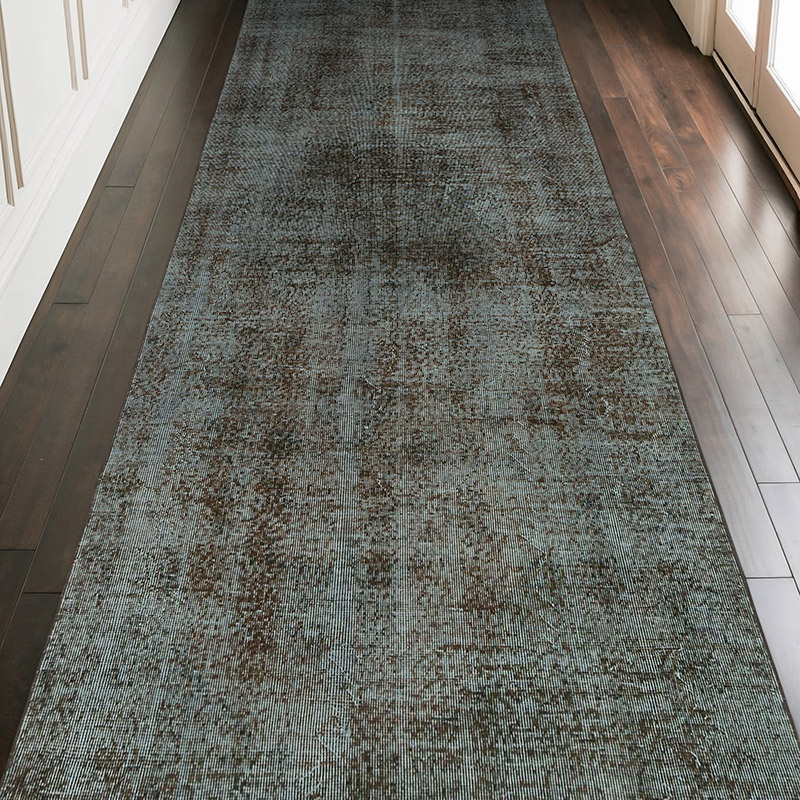Boyali El Dokuma Vintage Hali Yolluk - 129 cm x 310 cm - K0075537