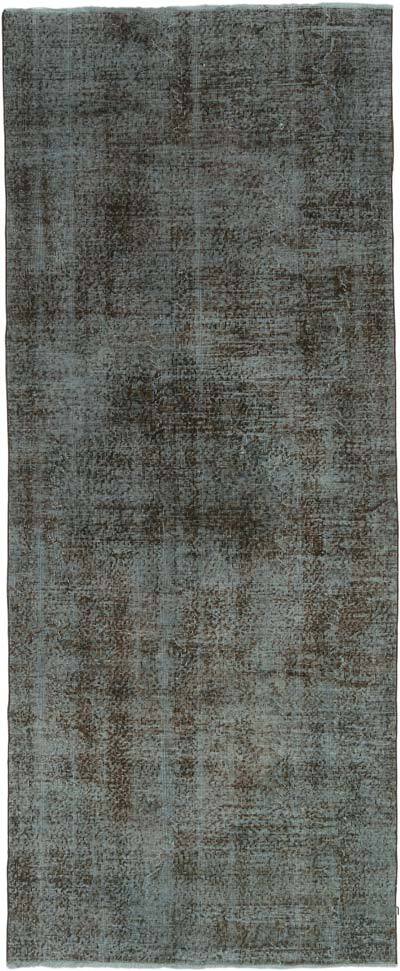 Over-dyed Vintage Hand-Knotted Turkish Runner - 4' 3" x 10' 2" (51" x 122")