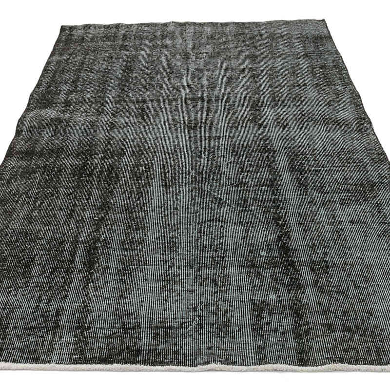 Over-dyed Vintage Hand-Knotted Turkish Rug - 3' 8" x 6' 6" (44" x 78") - K0075538