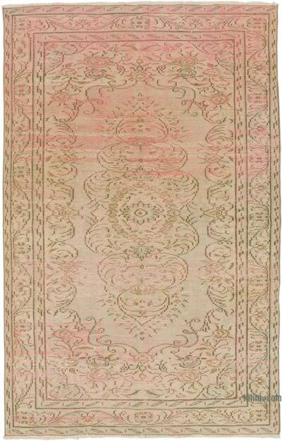 Alfombra Vintage Turca Anudada a Mano - 153 cm x 236 cm