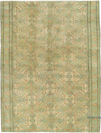 Vintage Turkish Hand-Knotted Rug - 6' 2" x 8'  (74" x 96")