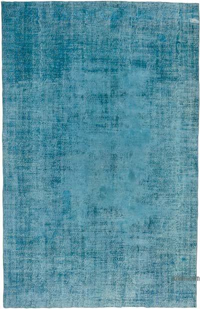 Over-dyed Vintage Hand-Knotted Turkish Rug - 8' 4" x 12' 10" (100" x 154")