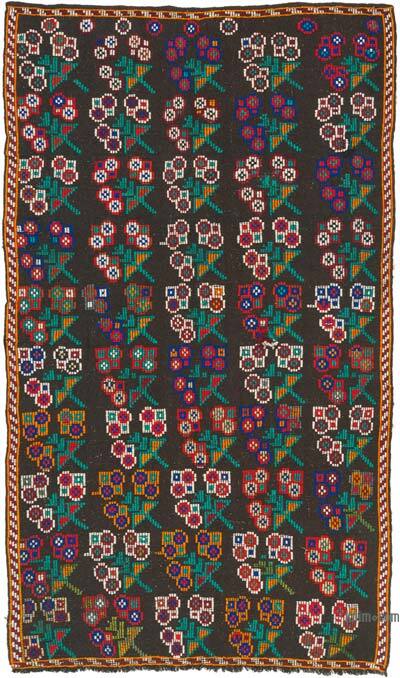Vintage Anatolian Jijim Rug - 5' 3" x 9' 1" (63" x 109")