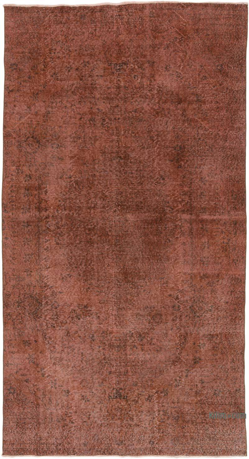 Alfombra Turca Vintage Sobre-teñida - 155 cm x 288 cm - K0075550
