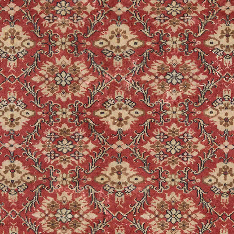 Vintage Turkish Hand-Knotted Rug - 6' 4" x 10' 3" (76" x 123") - K0075552