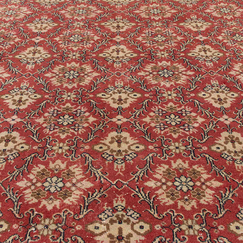 Vintage Turkish Hand-Knotted Rug - 6' 4" x 10' 3" (76" x 123") - K0075552