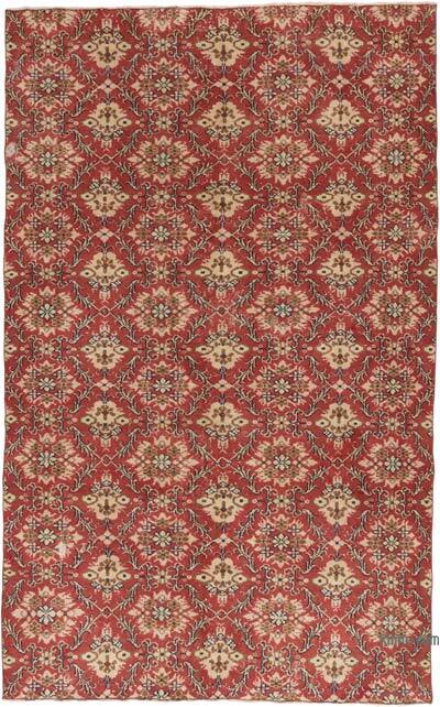Vintage Turkish Hand-Knotted Rug - 6' 4" x 10' 3" (76" x 123")