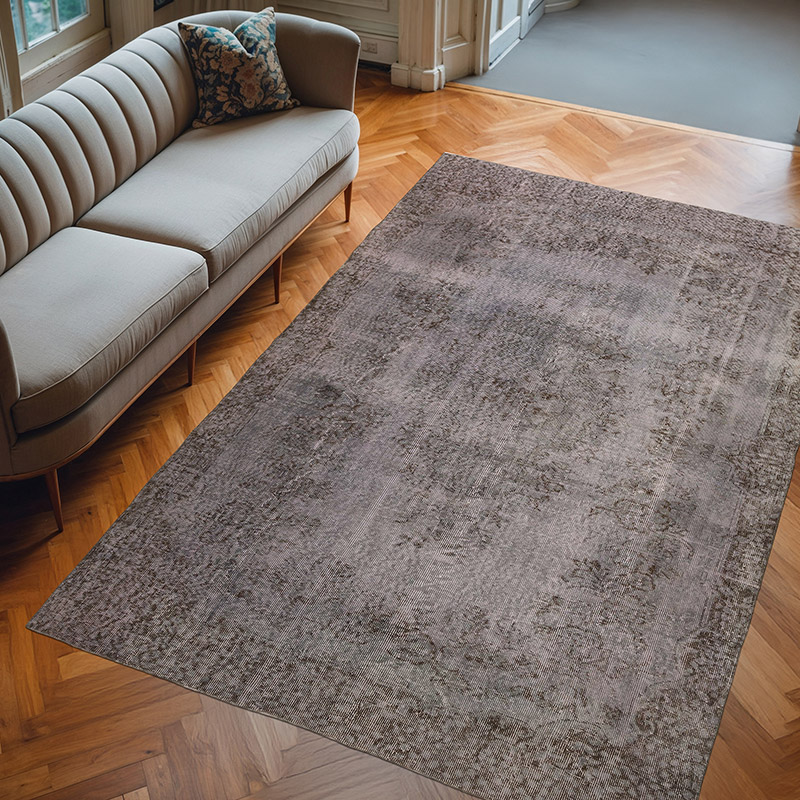 Alfombra Turca Vintage Sobre-teñida - 185 cm x 280 cm - K0075555
