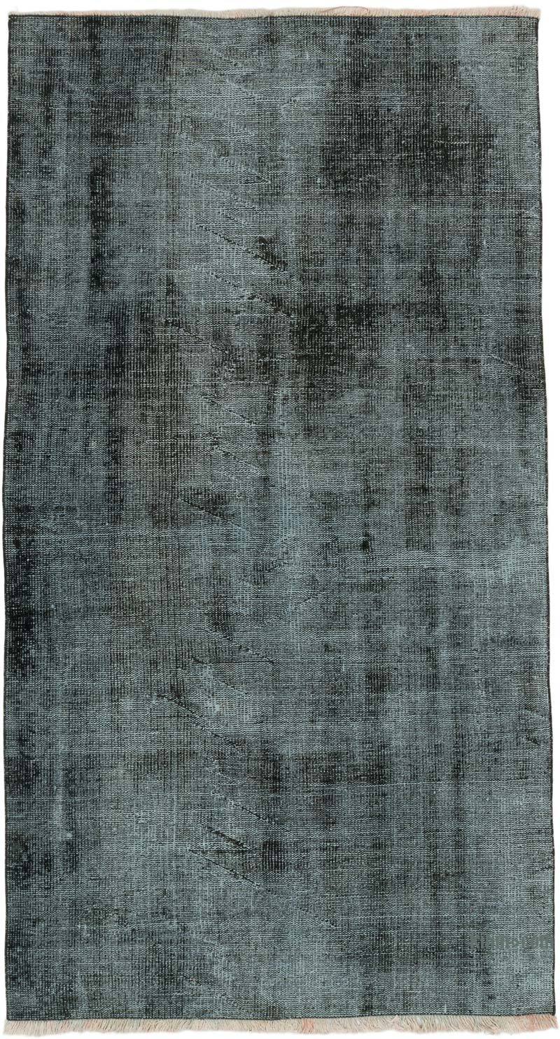 Over-dyed Vintage Hand-Knotted Turkish Rug - 4' 6" x 8' 3" (54" x 99") - K0075559
