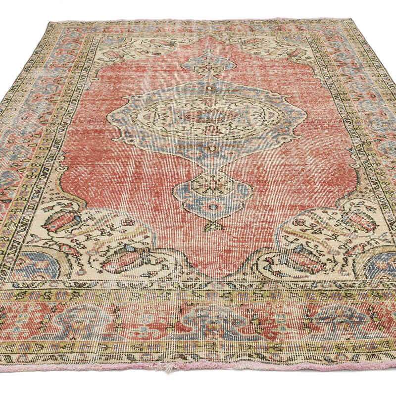 Vintage Turkish Hand-Knotted Rug - 5' 3" x 8' 6" (63" x 102") - K0075560