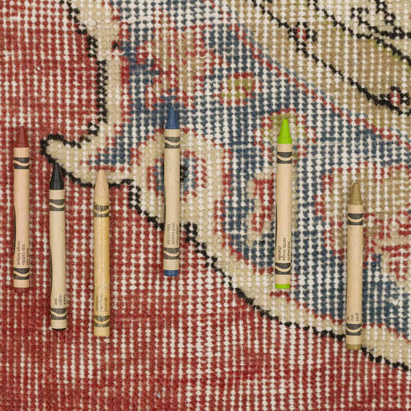 Vintage Turkish Hand-Knotted Rug - 5' 3" x 8' 6" (63" x 102") - K0075560