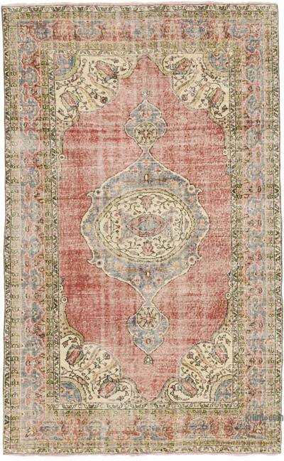 Vintage Turkish Hand-Knotted Rug - 5' 3" x 8' 6" (63" x 102")