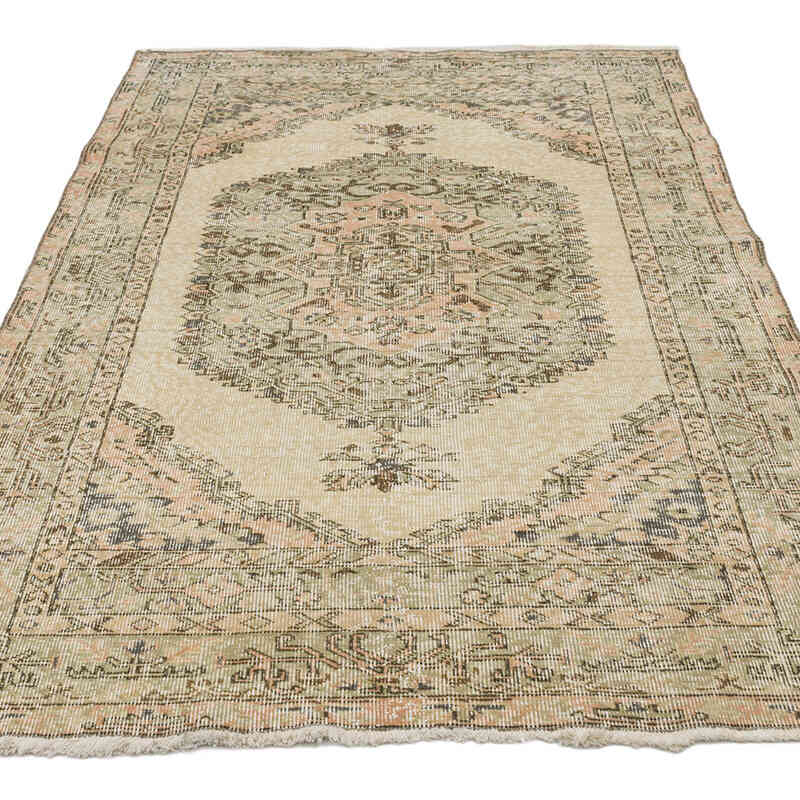 Vintage Turkish Hand-Knotted Rug - 3' 10" x 6' 7" (46" x 79") - K0075561