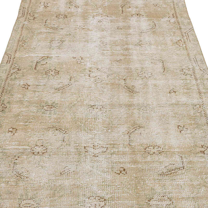 Vintage Turkish Hand-Knotted Rug - 3' 10" x 7' 1" (46" x 85") - K0075563