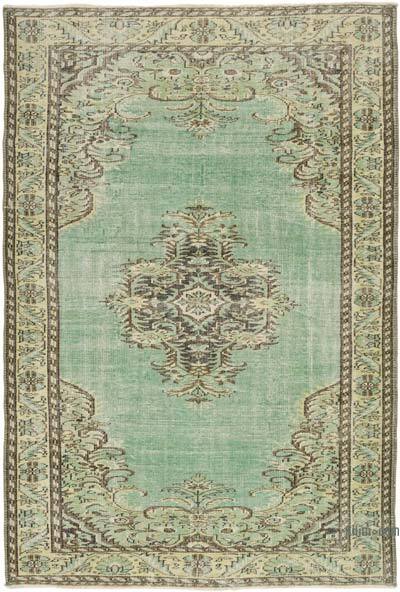 Vintage Turkish Hand-Knotted Rug - 5' 10" x 8' 8" (70" x 104")