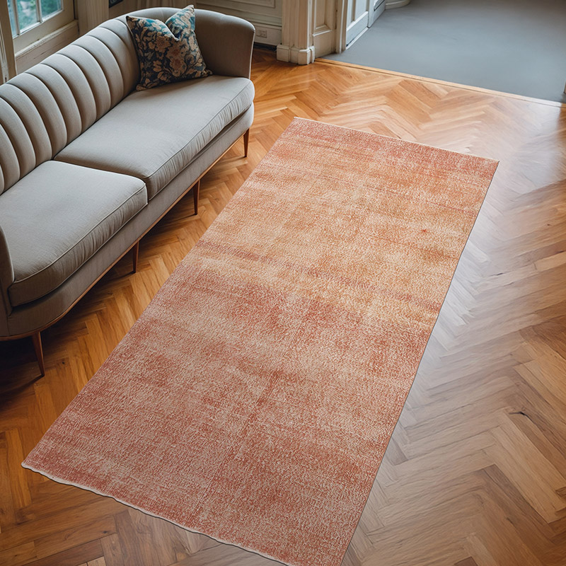 Alfombra Turca Vintage Sobre-teñida - 131 cm x 280 cm - K0075565