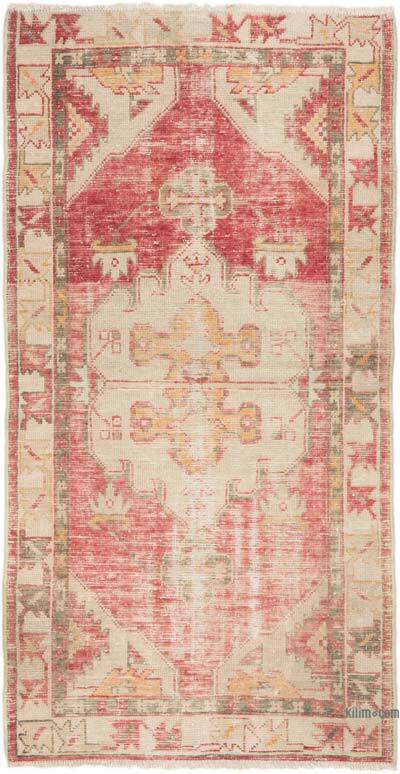 Vintage Turkish Hand-Knotted Rug - 2' 6" x 4' 10" (30" x 58")