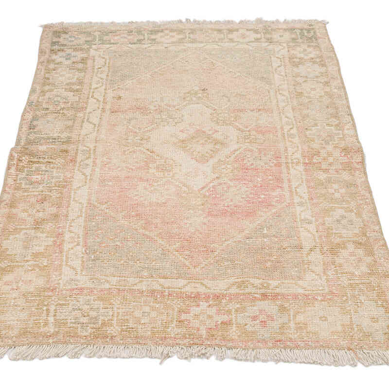Vintage Turkish Hand-Knotted Rug - 2' 5" x 3' 10" (29" x 46") - K0075572