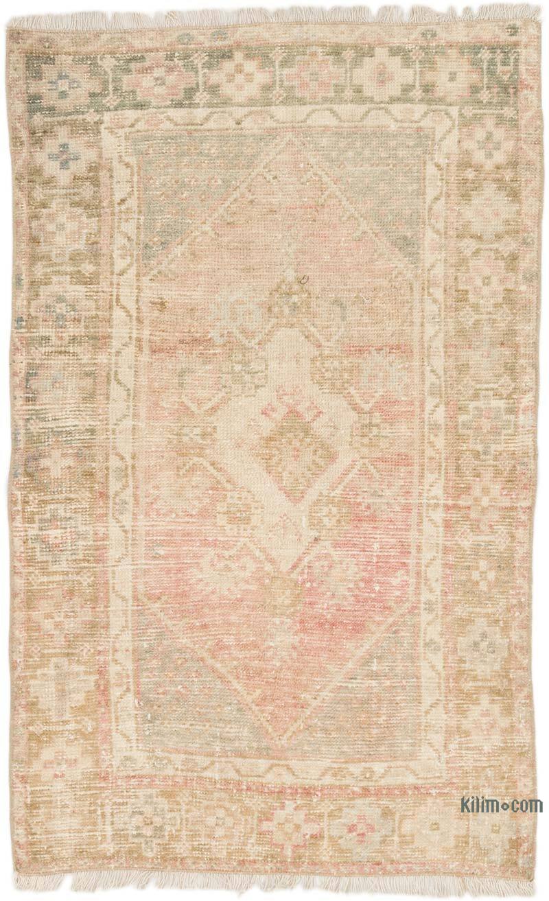 Vintage Turkish Hand-Knotted Rug - 2' 5" x 3' 10" (29" x 46") - K0075572