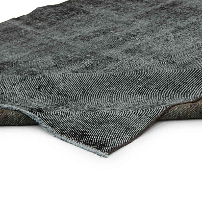 Over-dyed Vintage Hand-Knotted Turkish Rug - 5' 5" x 8' 11" (65" x 107") - K0075578