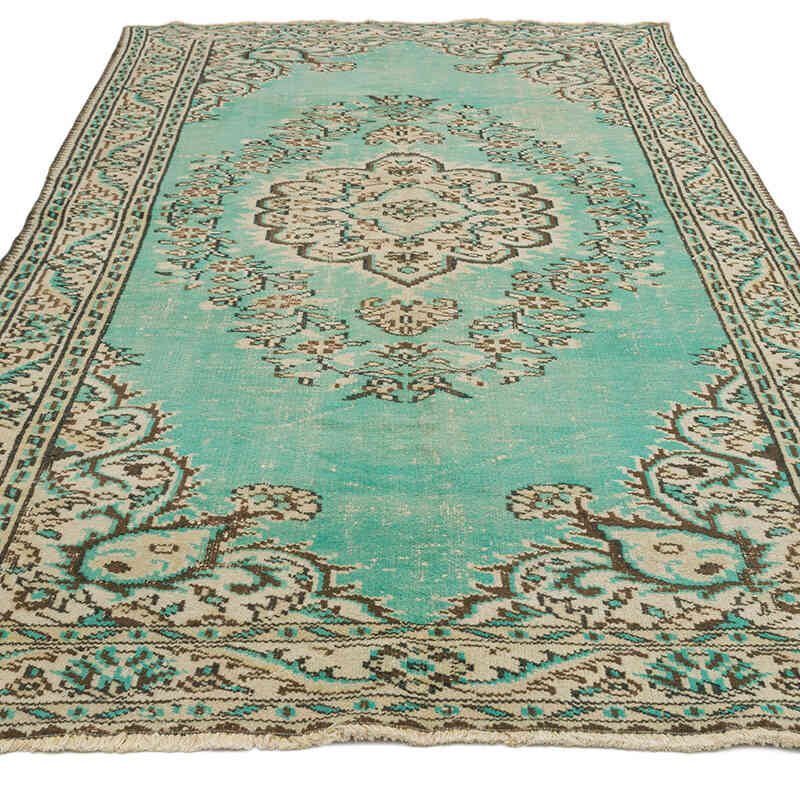 Vintage Turkish Hand-Knotted Rug - 5' 5" x 9' 1" (65" x 109") - K0075585