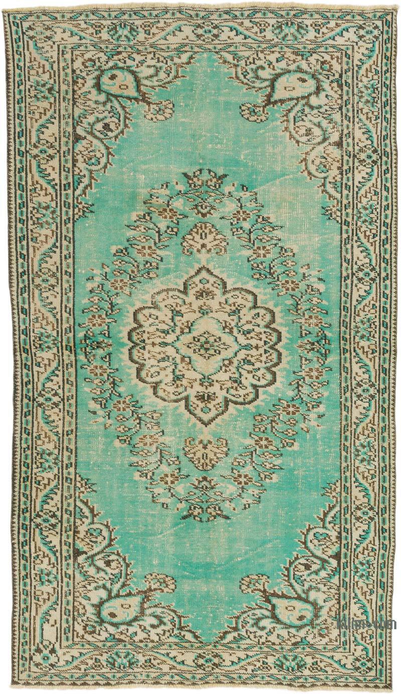 Vintage Turkish Hand-Knotted Rug - 5' 5" x 9' 1" (65" x 109") - K0075585
