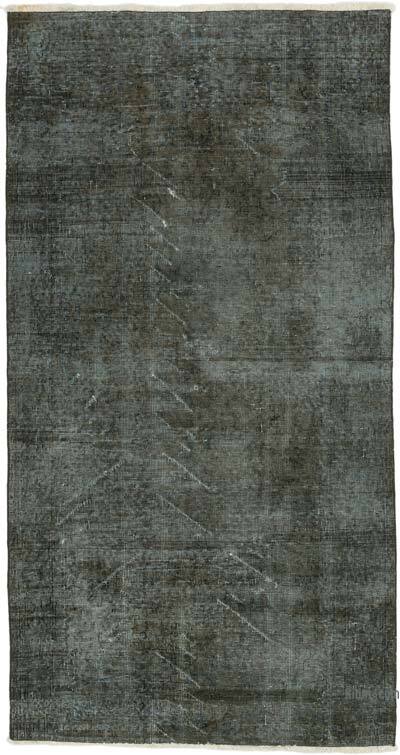 Over-dyed Vintage Hand-Knotted Turkish Rug - 3' 8" x 7'  (44" x 84")
