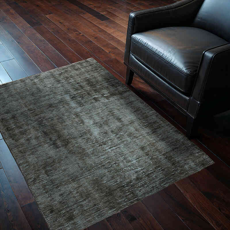 Alfombra Turca Vintage Sobre-teñida - 108 cm x 140 cm - K0075588