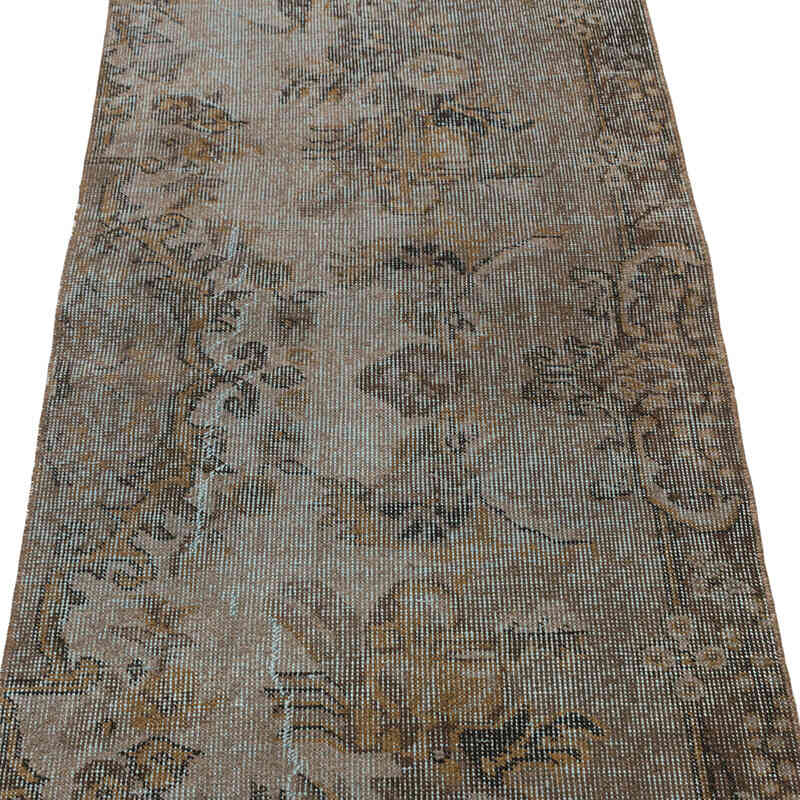 Over-dyed Turkish Vintage Runner Rug - 2' 4" x 7' 8" (28" x 92") - K0075592