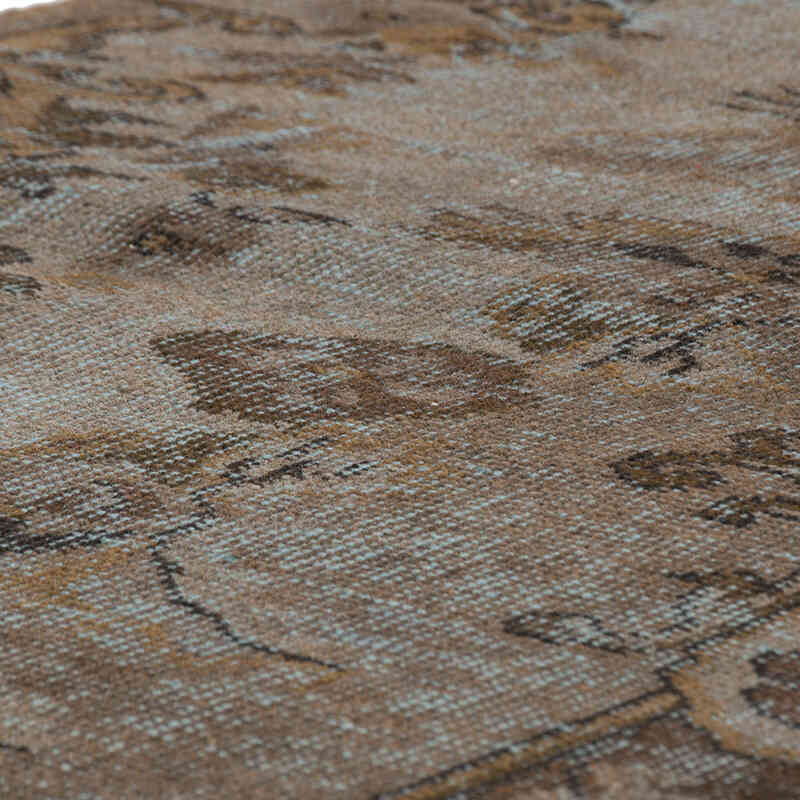 Over-dyed Turkish Vintage Runner Rug - 2' 4" x 7' 8" (28" x 92") - K0075592