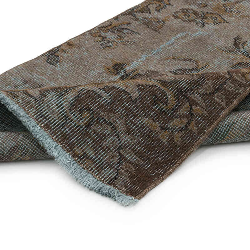 Over-dyed Turkish Vintage Runner Rug - 2' 4" x 7' 8" (28" x 92") - K0075592
