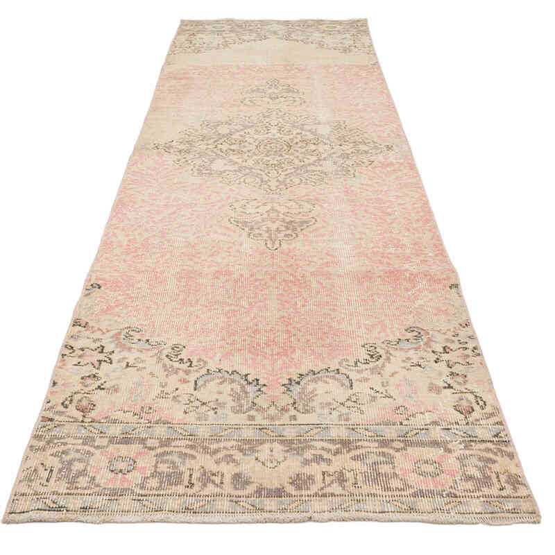 Vintage Turkish Hand-Knotted Runner - 2' 9" x 9' 10" (33" x 118") - K0075603