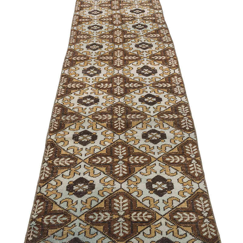 Alfombra Turca Vintage De Pasillo - 67 cm x 298 cm - K0075605