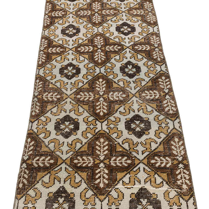 Alfombra Turca Vintage De Pasillo - 67 cm x 298 cm - K0075605
