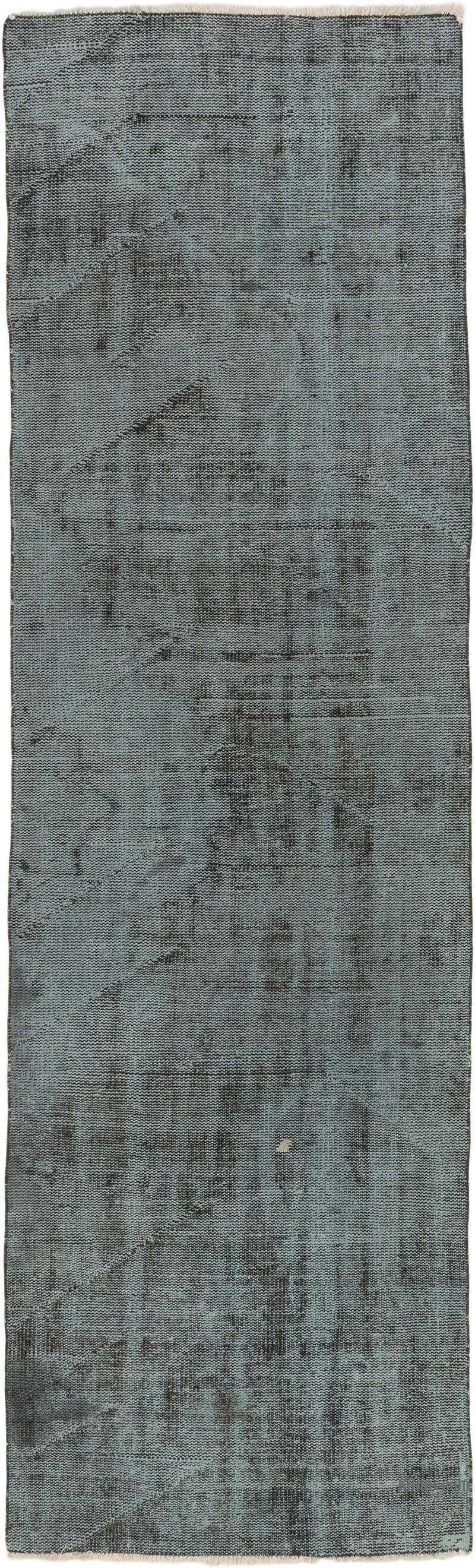 Over-dyed Vintage Hand-Knotted Turkish Runner - 3'  x 9' 9" (36" x 117") - K0075609