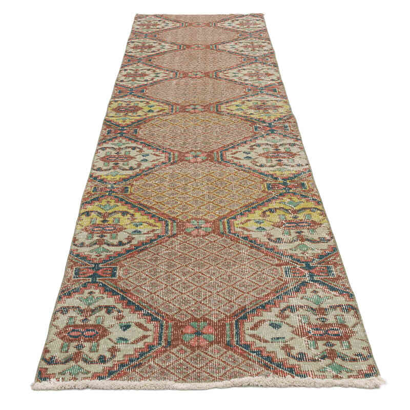 Alfombra Turca Vintage De Pasillo - 73 cm x 273 cm - K0075610