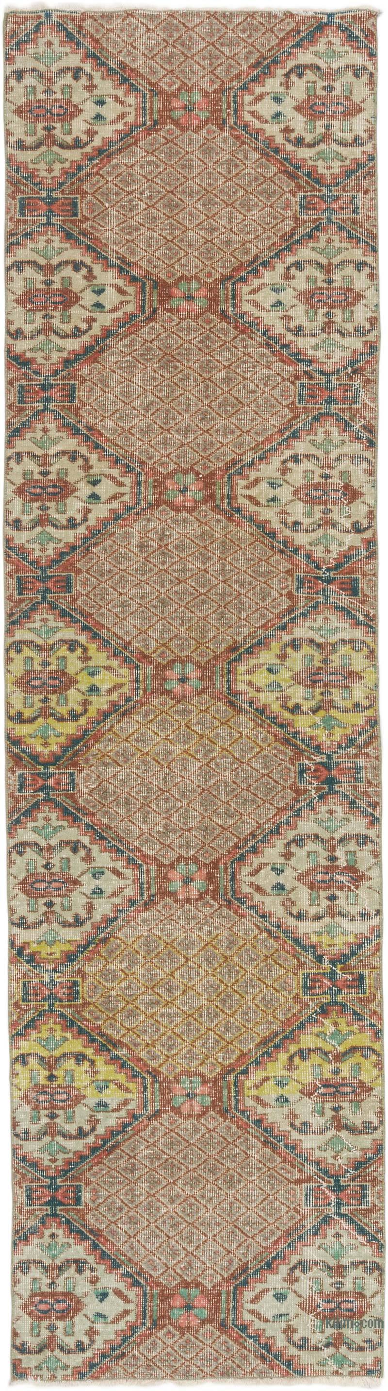 Alfombra Turca Vintage De Pasillo - 73 cm x 273 cm - K0075610