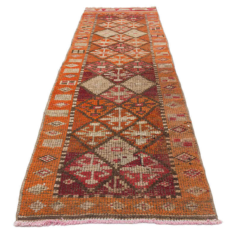 Vintage Anadolu Yolluk - 82 cm x 306 cm - K0075613