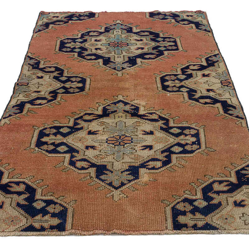 Vintage Turkish Hand-Knotted Rug - 2' 9" x 5' 8" (33" x 68") - K0075619