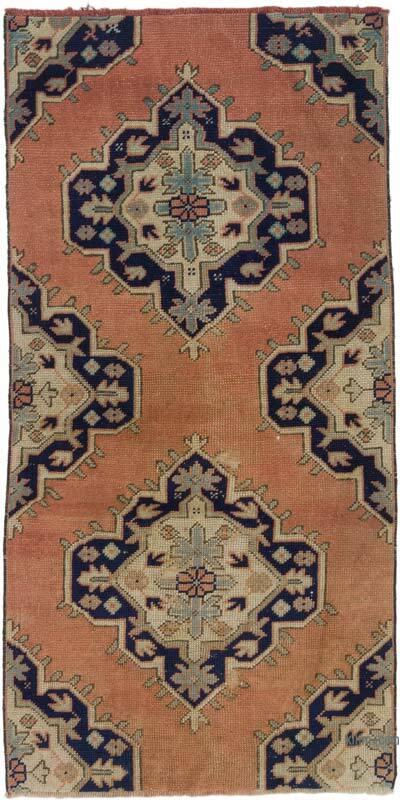 El Dokuma Vintage Halı - 85 cm x 173 cm