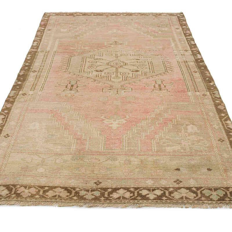 Vintage Turkish Hand-Knotted Rug - 3' 9" x 6' 11" (45" x 83") - K0075623