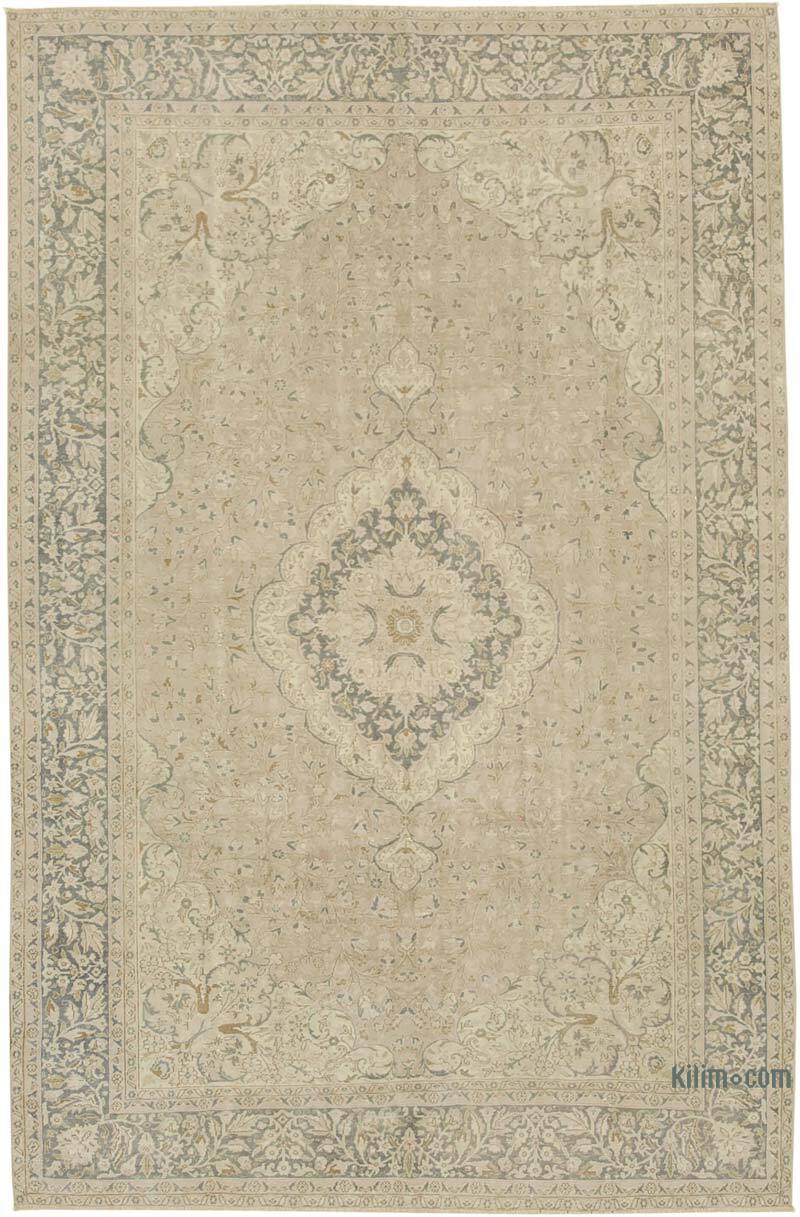 Alfombra Vintage Turca Anudada a Mano - 200 cm x 307 cm - K0075625