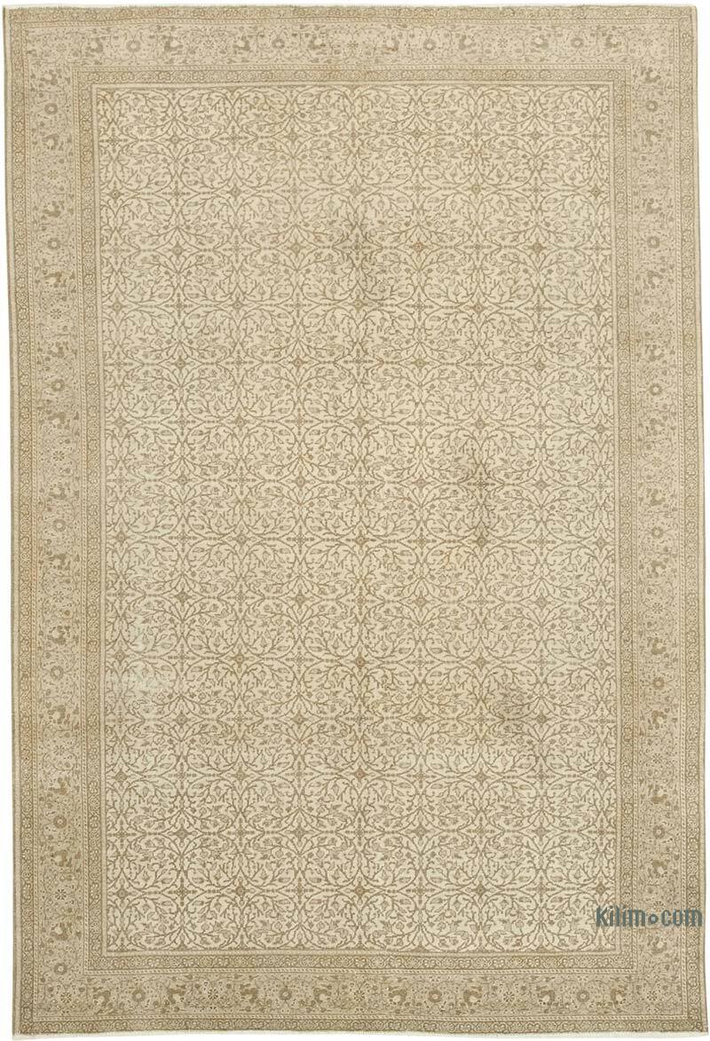 Alfombra Vintage Turca Anudada a Mano - 194 cm x 285 cm - K0075626