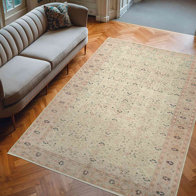 El Dokuma Vintage Halı - 200 cm x 291 cm - K0075628