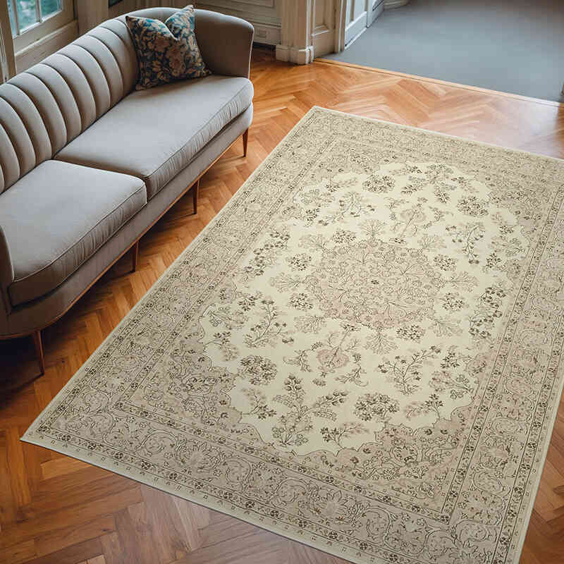 El Dokuma Vintage Halı - 216 cm x 304 cm - K0075629