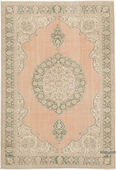 Vintage Turkish Hand-Knotted Rug - 6' 9" x 9' 10" (81" x 118")