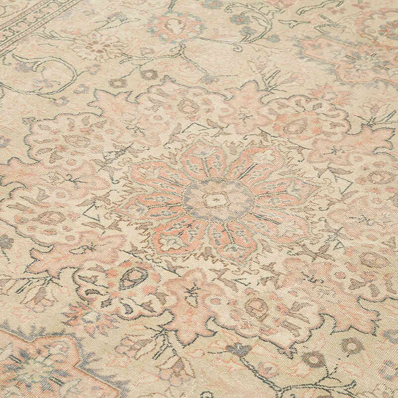 Alfombra Vintage Turca Anudada a Mano - 193 cm x 290 cm - K0075632
